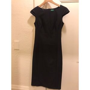 Benetton Black&White Pin Stripe Dress